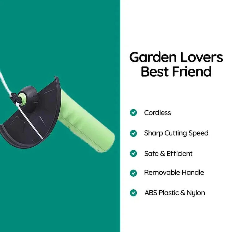 Cordless Mini Weed Wacker — Lightweight Grass Trimmer