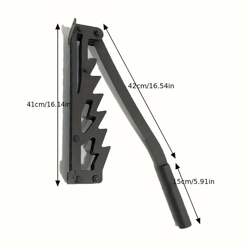 Wall-Mounted Firewood Kindling Splitter