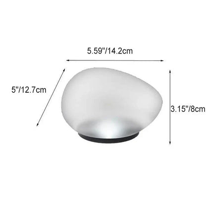Solar Pebble LED Outdoor Landscape Glass Light