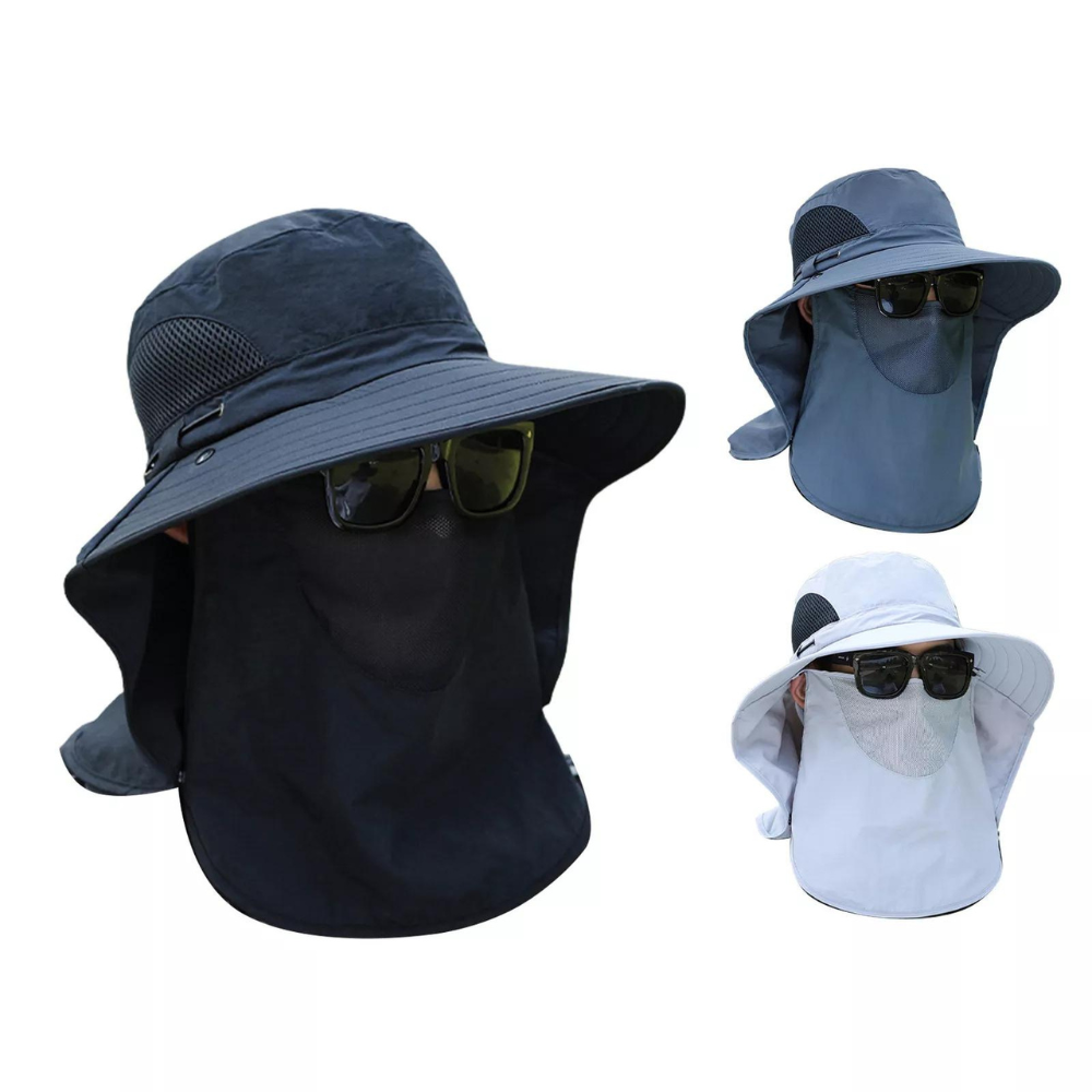 Breathable Wide Brim Sun Protection Fishing Hat