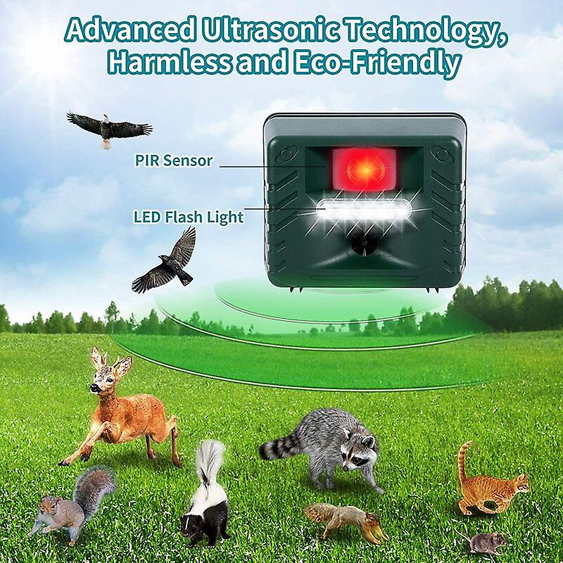 Ultrasonic Woodpecker Repeller — Outdoor Bird Control Device