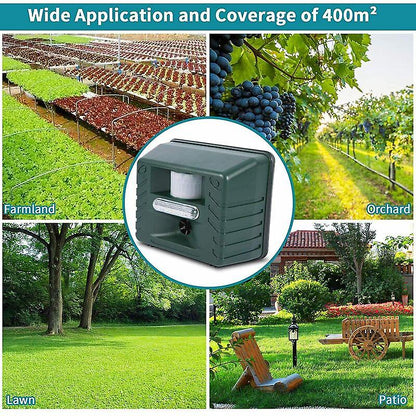 Ultrasonic Woodpecker Repeller — Outdoor Bird Control Device