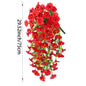 UV-Resistant Artificial Morning Glory Hanging Décor