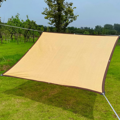 Outdoor Mesh Patio Sun Shade Sail Canopy — UV-Blocking Sun Shade