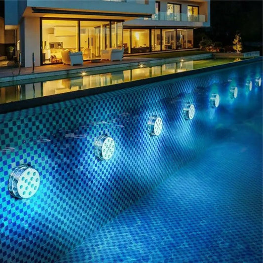 Submersible LED Lights with Remote – Pool & Hot Tub Lighting