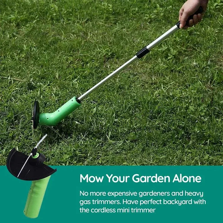 Cordless Mini Weed Wacker — Lightweight Grass Trimmer