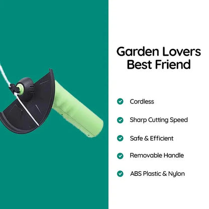 Cordless Mini Weed Wacker — Lightweight Grass Trimmer