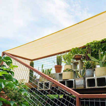 Outdoor Mesh Patio Sun Shade Sail Canopy — UV-Blocking Sun Shade