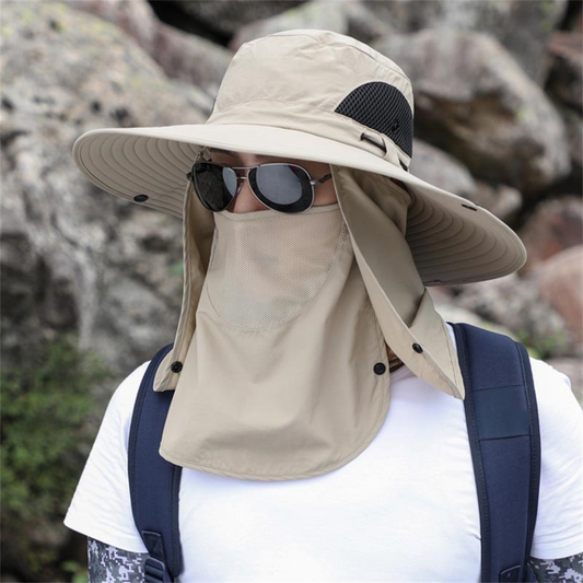 Breathable Wide Brim Sun Protection Fishing Hat
