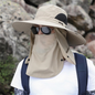 Breathable Wide Brim Sun Protection Fishing Hat
