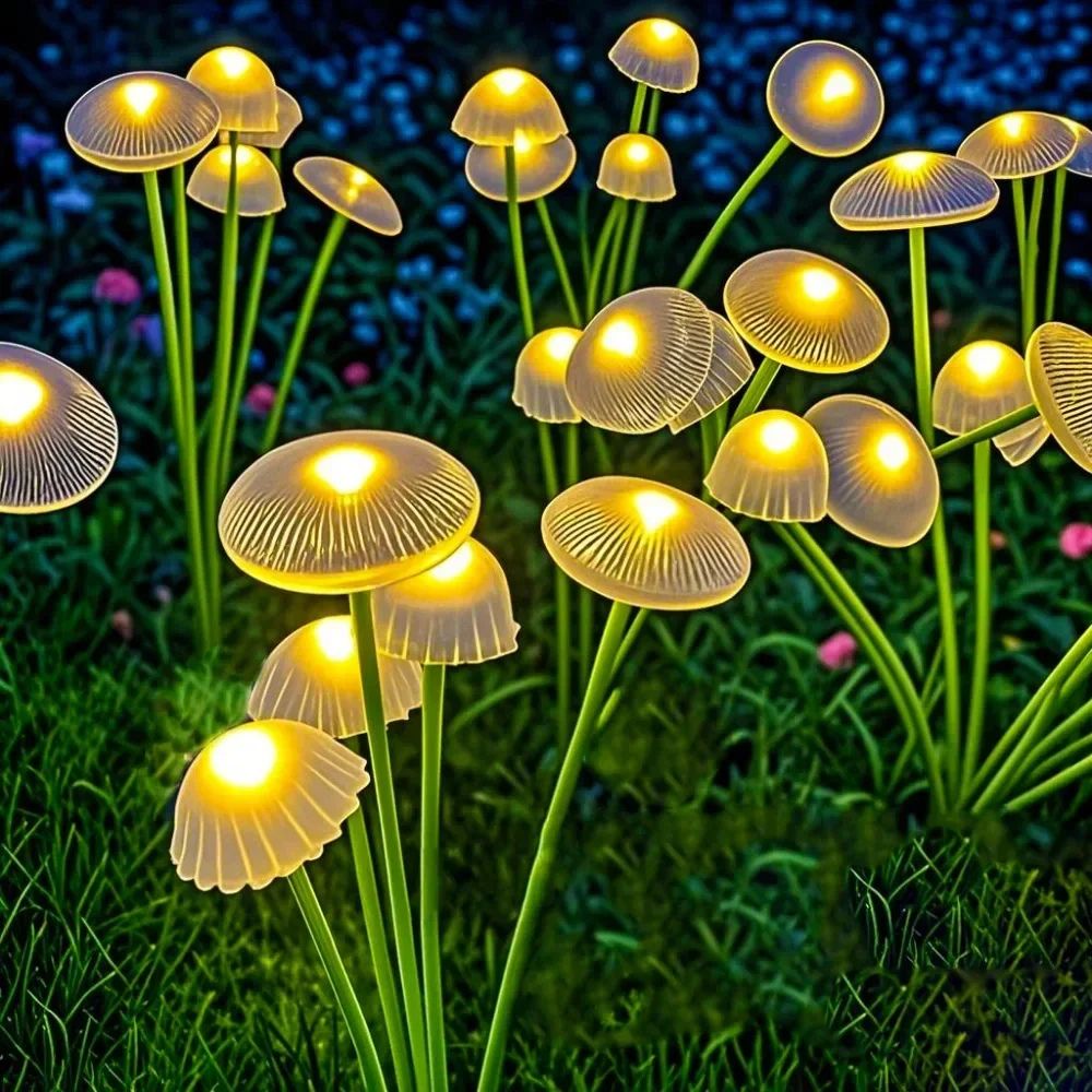 Solar Swaying Mushroom Garden Décor Lights