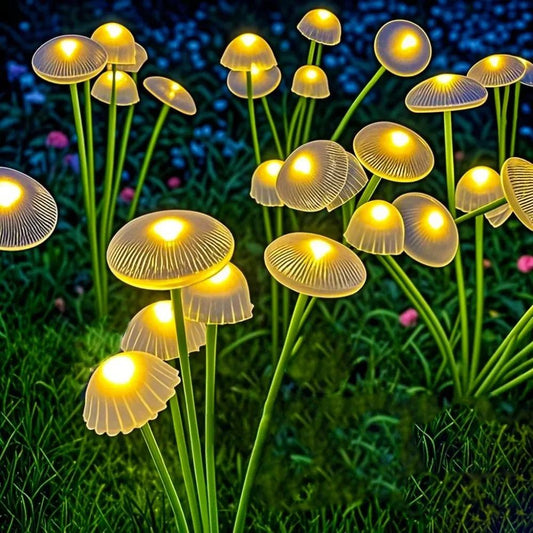 Solar Swaying Mushroom Garden Décor Lights