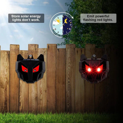 Solar-Powered Outdoor Nocturnal Animal Repeller (2-Pack)