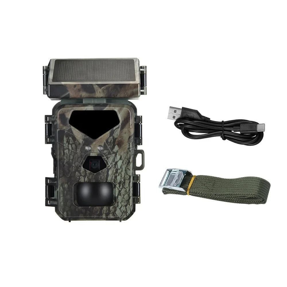 Compact Solar-Powered Trail Camera – 20MP HD