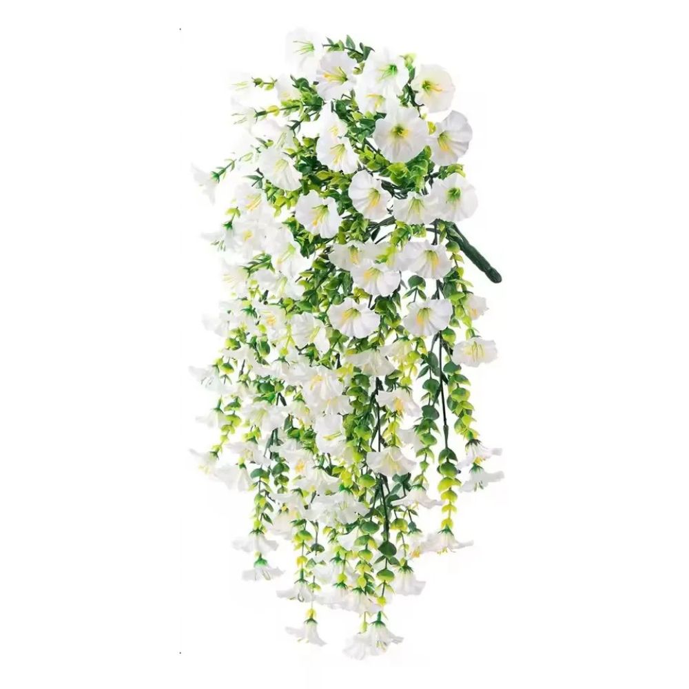 UV-Resistant Artificial Morning Glory Hanging Décor