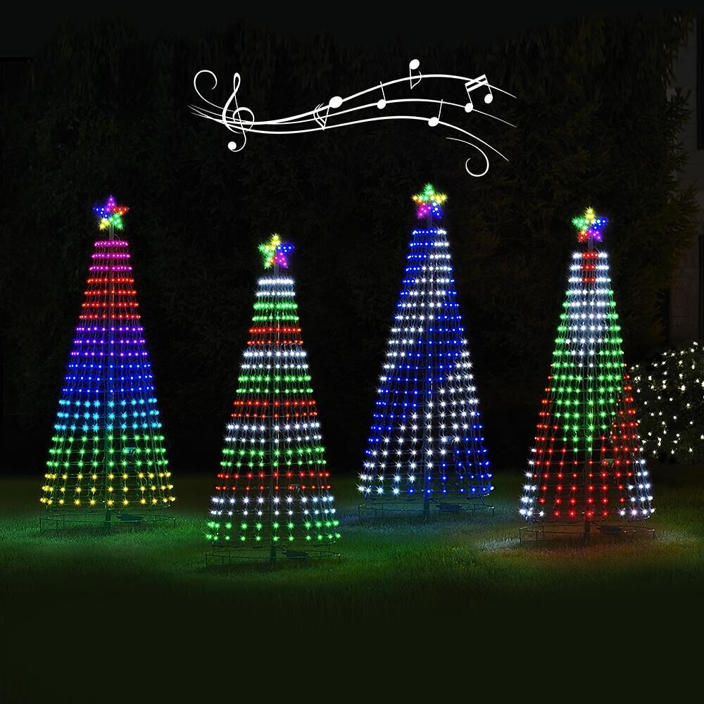 Multicolor LED Animated Outdoor Christmas Tree Lightshow