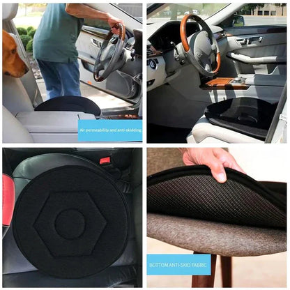 360° Rotating Seat Cushion – Swivel Pivot Disc for Easy Transfers