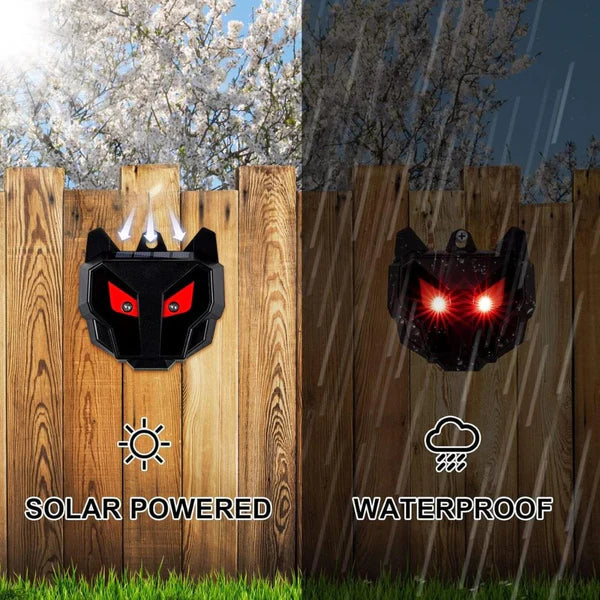 Solar-Powered Outdoor Nocturnal Animal Repeller (2-Pack)