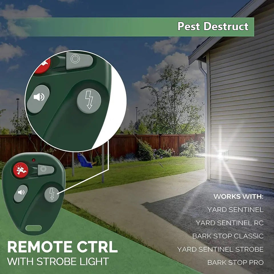 Ultrasonic Woodpecker Repeller — Outdoor Bird Control Device