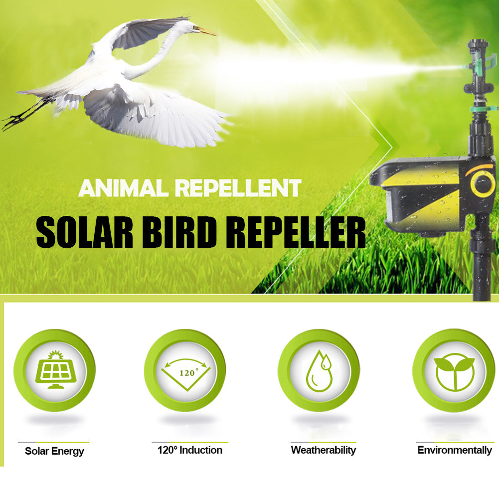 Motion-Activated Deer Sprinkler — Solar-Powered Garden Protection