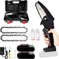 Upgraded 24V Mini Chainsaw – Cordless with Two Batteries
