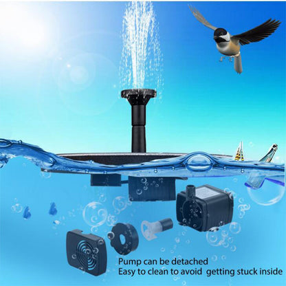 Solar Fountain Pump — Floating Water Décor