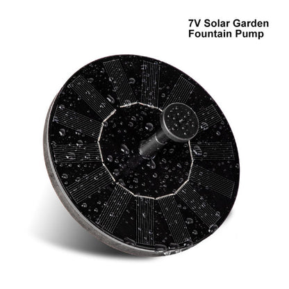 Solar Fountain Pump — Floating Water Décor