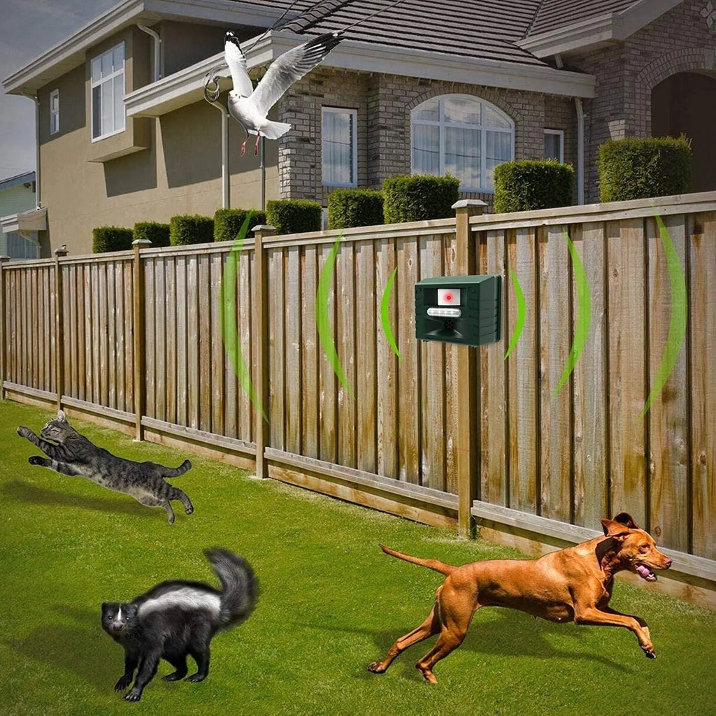 Ultrasonic Woodpecker Repeller — Outdoor Bird Control Device