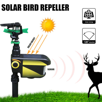 Motion-Activated Deer Sprinkler — Solar-Powered Garden Protection