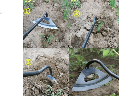 All-Steel Hollow Hoe for Gardening
