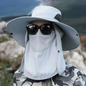 Breathable Wide Brim Sun Protection Fishing Hat