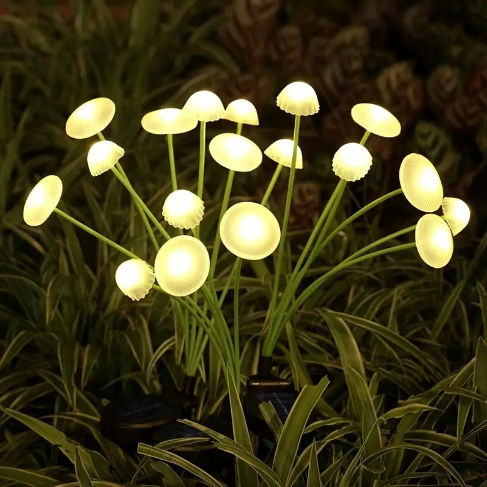 Solar Swaying Mushroom Garden Décor Lights