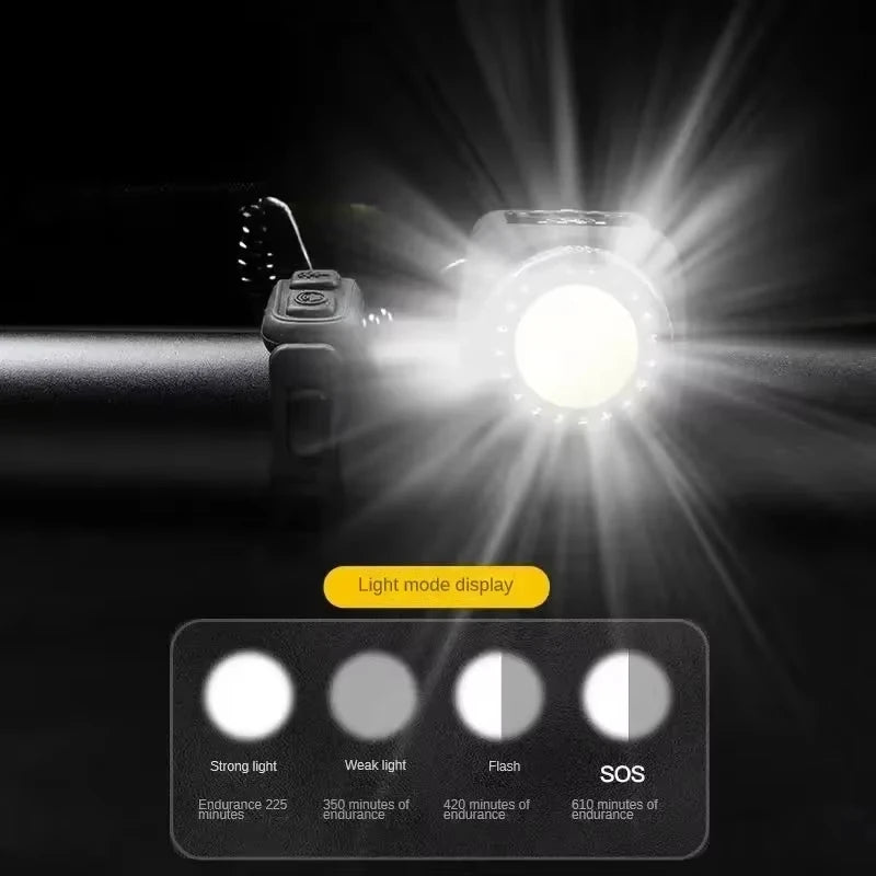 Electric Bike Horn and Front Light – Cycling Safety Combo