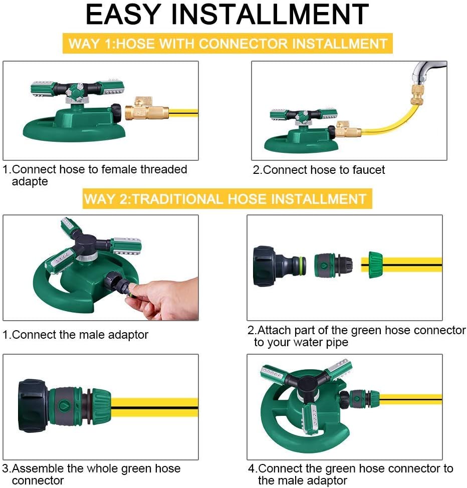 Garden Lawn Water Sprinkler – Automatic Yard Watering