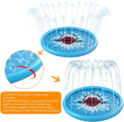 Splash Pad Sprinkler for Kids – Outdoor Water Play Mat
