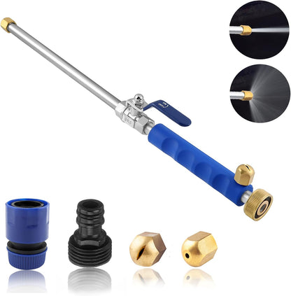 High-Pressure Spray Nozzle — Car Wash Water Hose Attachment