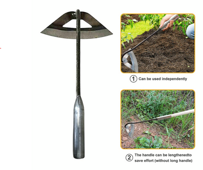 All-Steel Hollow Hoe for Gardening