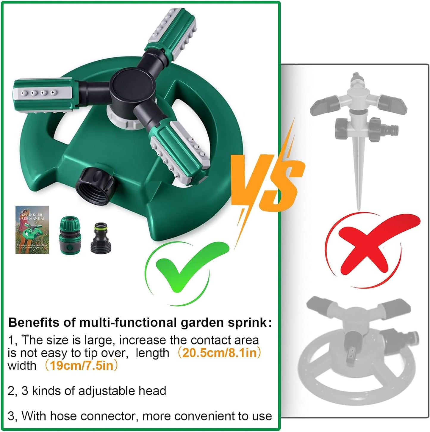 Garden Lawn Water Sprinkler – Automatic Yard Watering