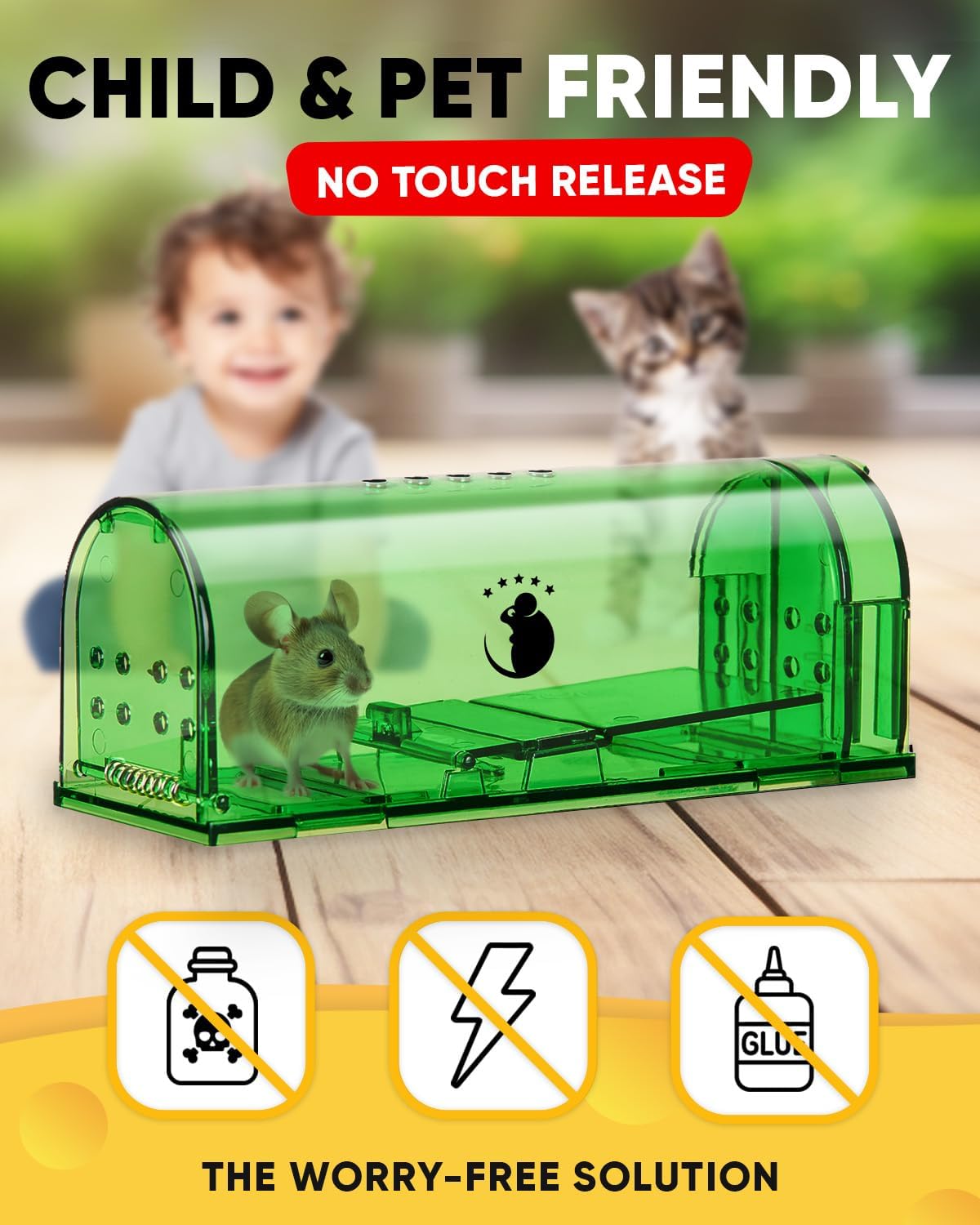 4-Pack Humane Mouse Trap