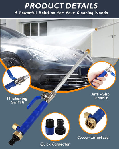 High-Pressure Spray Nozzle — Car Wash Water Hose Attachment