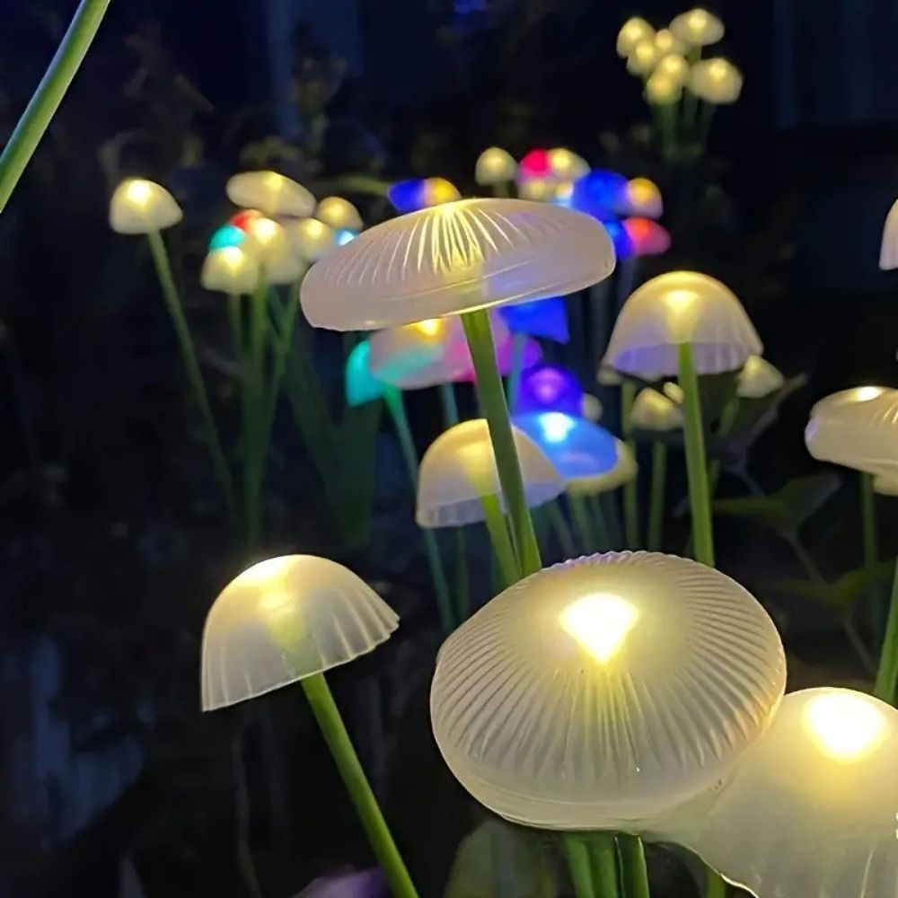 Solar Swaying Mushroom Garden Décor Lights