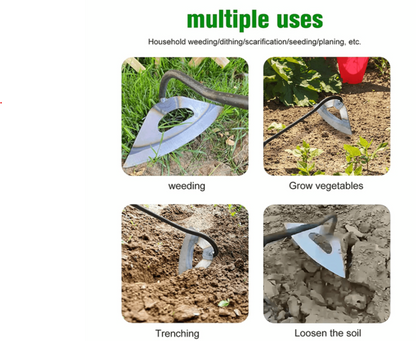 All-Steel Hollow Hoe for Gardening