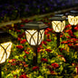 6-Pack Solar LED Pathway Garden Lights – Outdoor Landscape Lighting