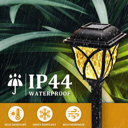 6-Pack Solar LED Pathway Garden Lights – Outdoor Landscape Lighting