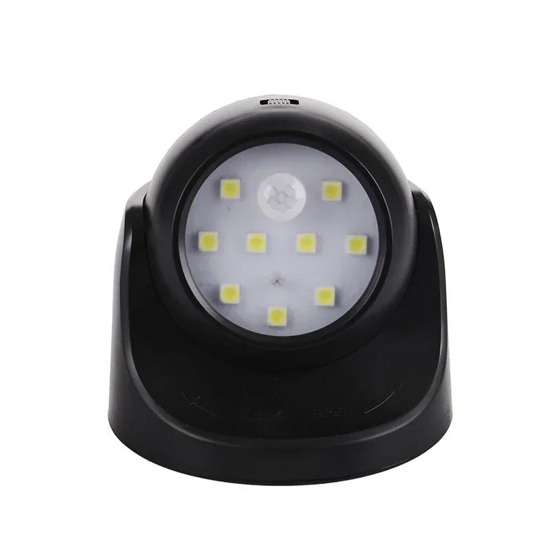 Wireless LED Spotlight with Motion Detector — 360° Rotatable