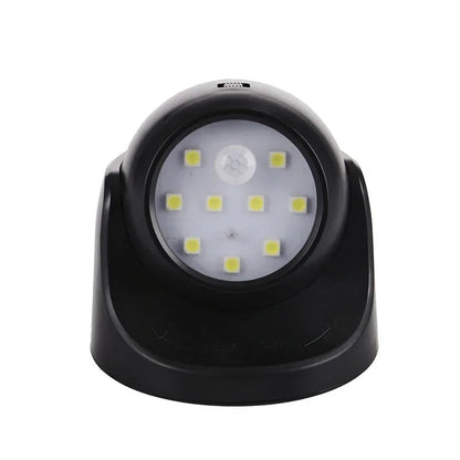 Wireless LED Spotlight with Motion Detector — 360° Rotatable