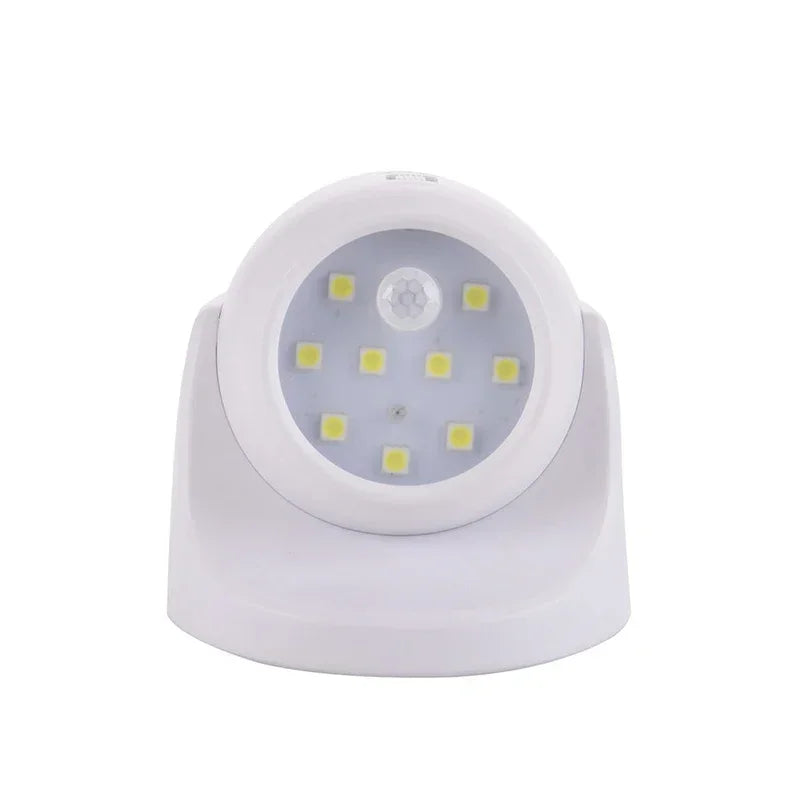 Wireless LED Spotlight with Motion Detector — 360° Rotatable
