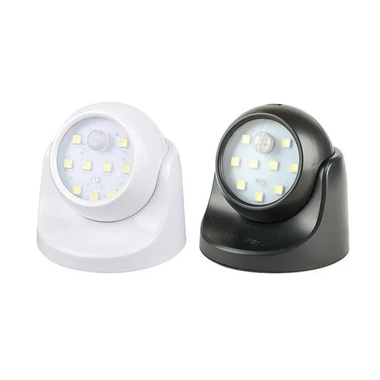 Wireless LED Spotlight with Motion Detector — 360° Rotatable