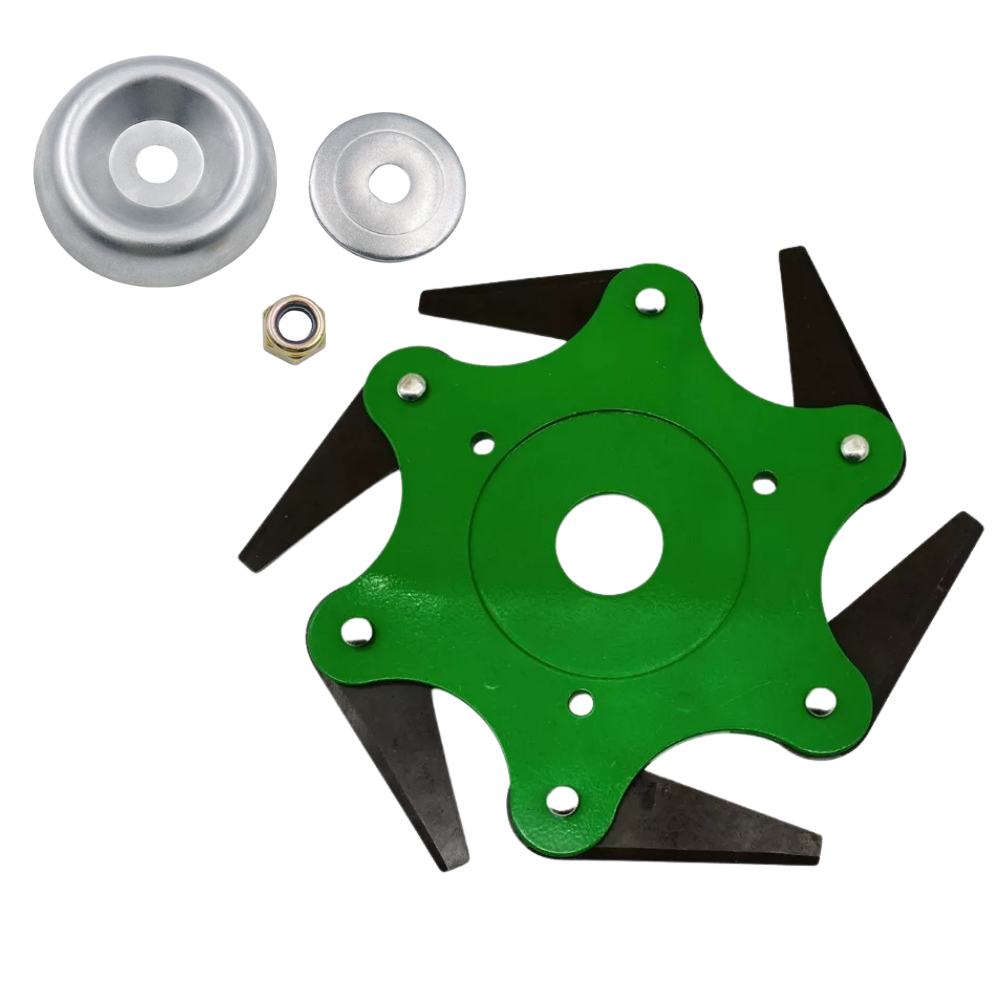 Replacement Trimmer Head – 6-Blade Steel Cutting Head