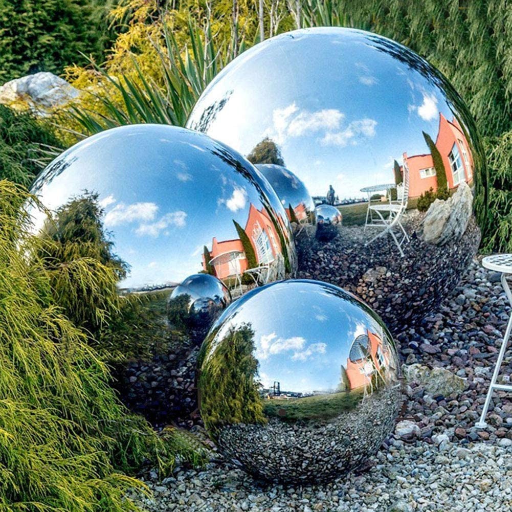 Stainless Steel Garden Viewing Balls – Mirror Finish Decor